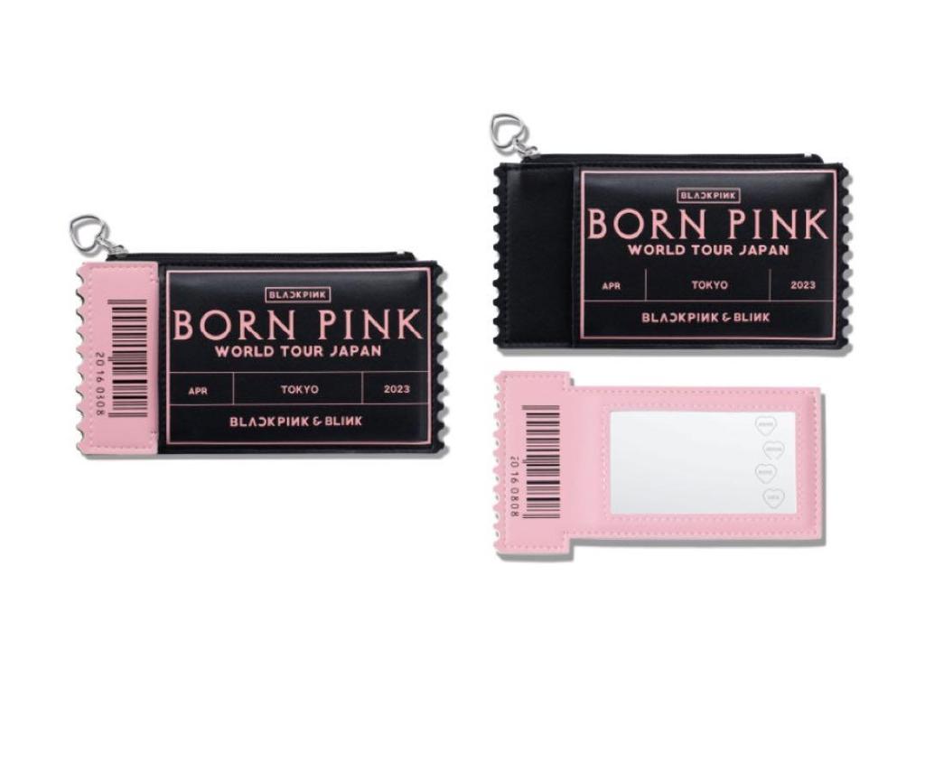 [USED] BLACK PINK Ticket Mirror Pouch Tokyo