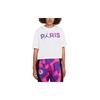 (WMNS) Air Paris Saint-Germain Printing Short Sleeve White Women's CZ7506-100