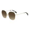 Brand Logo Metal Square Sunglasses Women's Gold KENNA-G-S-LKSF7HA