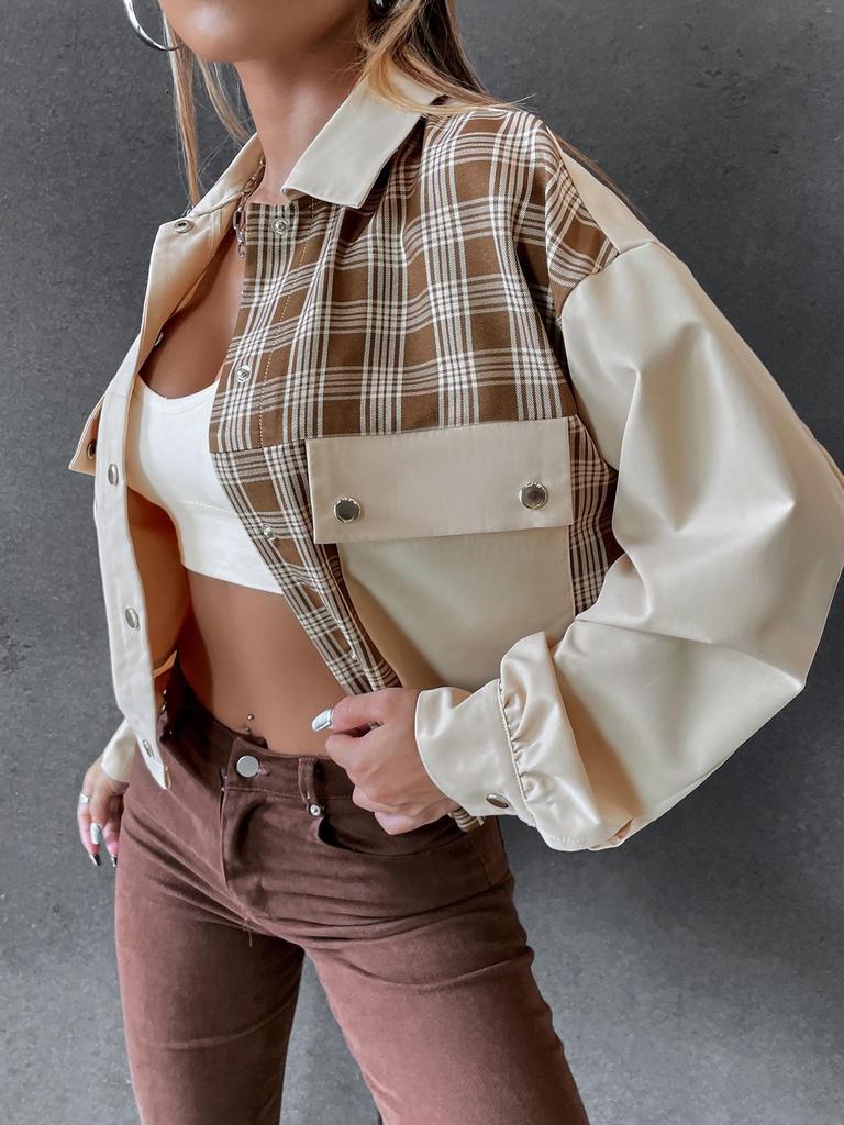 Women's Corduroy Single-Breasted Lapel Jacket - Autumn/Winter Loose Fit