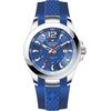 Combat Air Damen Silikonarmband Blaues Zifferblatt Quarz 7758.1835 Damenuhr