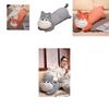 Adorable Cartoon Animal Long Hugging Pillow Husky Cat Bunny Fox Plush Toy For Sleeping
