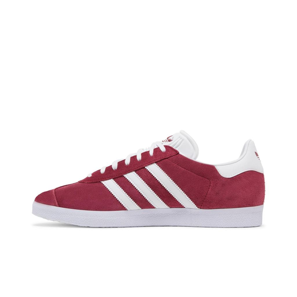 adidas Gazelle 'Collegiate Burgundy' (Unisex) Collegiate Burgundy / Cloud White / Gold Metallic Skateboard Shoes B41645