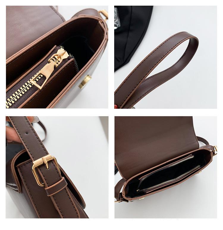 Strukturierte kleine quadratische Schultertaschen für Damen in Bonbonfarben