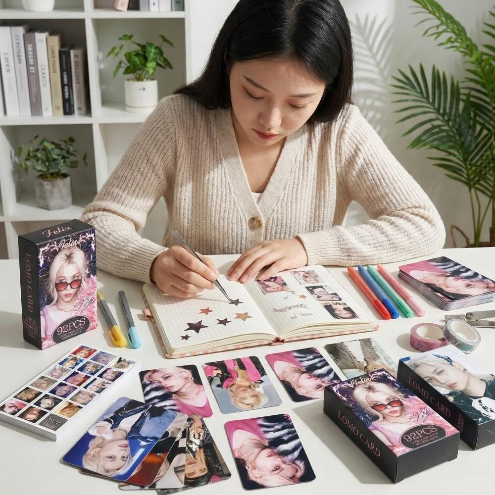 92PCS Photocards Stray Kids DO IT Photo Card Korean Pop Idol Cards Merchandise Trendy Design Korean Pop Star Collector StrayKids Fans Presents