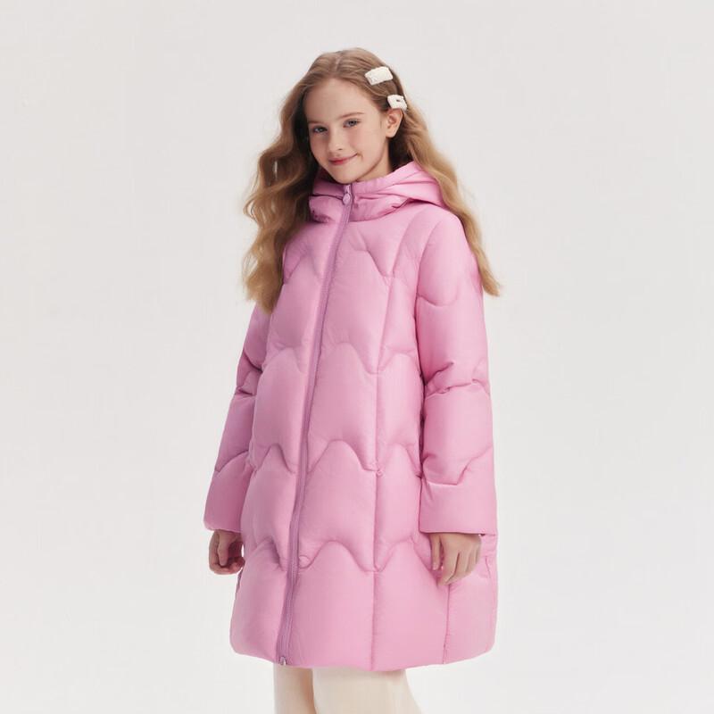 DEESHA Girls' 3-Proof Warm Hooded Down Jacket