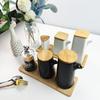 LISM 5-Piece Commercial Seasoning Set with Oil Pot and Toothpick Holder