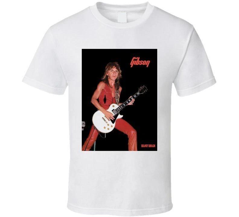 Футболка с принтом Randy Rhoads Custom Print Tribute Gibson Футболка Футболка футболка S