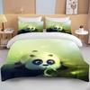 10 sizes CutePanda Bedding 3 Piece Set king size double bed bedding set microfiber or polyester duvet cover set  bedroom bed set