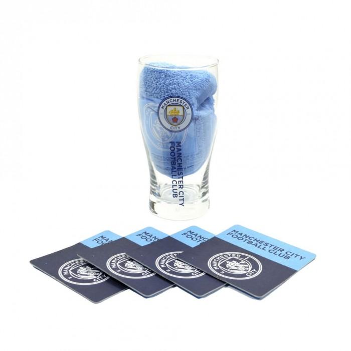 Conjunto de mini-bar do Manchester City FC One Size