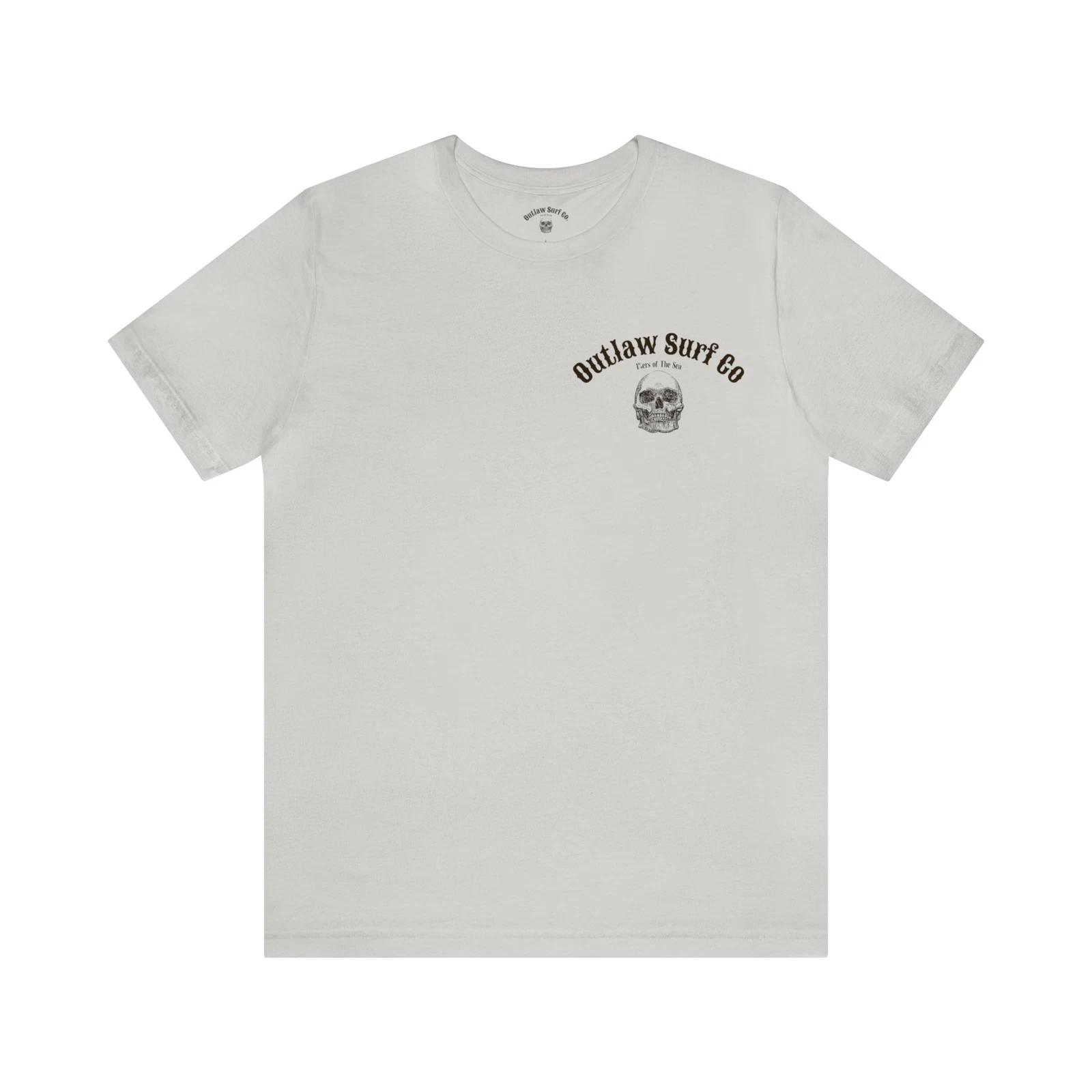 Outlaw Surf Skull Back T-Shirt L
