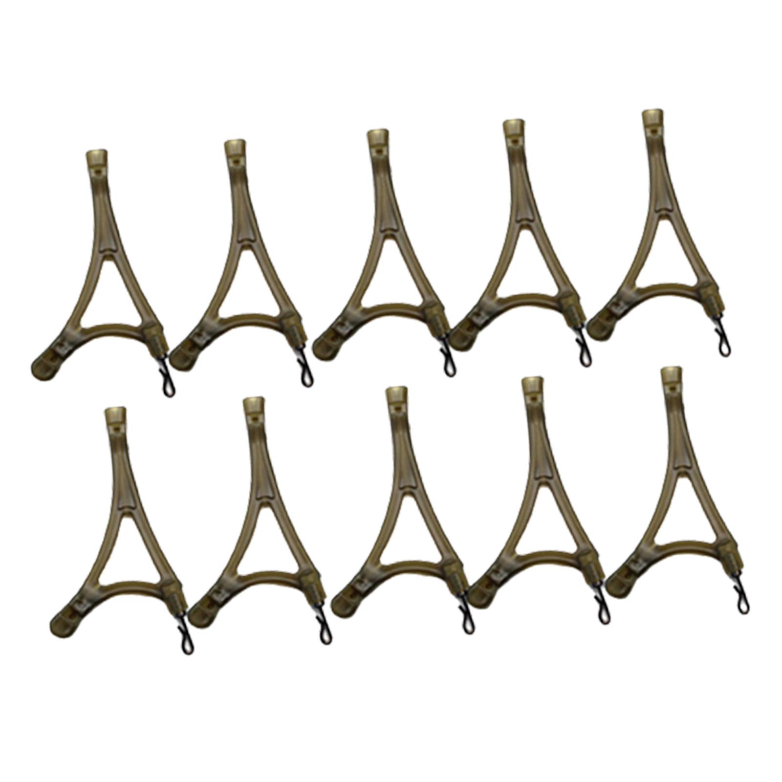 

Carp Fishing Accessories Anti Tangles 10Pcs with Round Loop Swivels Lure Pegs Accessories Surface Feide Tangles for Fishing
