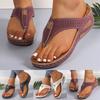 Leather Thong Sandals For Women Casual Arch Support Slip Strap Slippers Womens Flip Flop For Summer Beach Sandals Bathroom Shoes