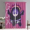 FALL GUYS Halloween Decoration Curtains Child Room Home Interior Curtains for Living Room Partition Window Curtain Shades Camera