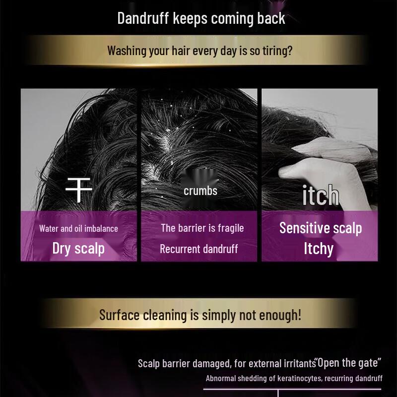Clear Anti-Dandruff Scalp Care Shampoo, Multi-Effect Hydrating & Smoothing