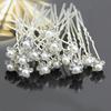 20Pcs Wedding Bridal U Hairpins Imitation Pearl Flower Rhinestone Hair Pins