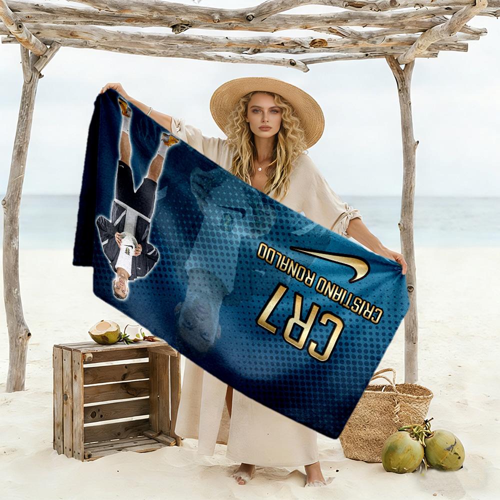 Mexico's Player Victory. Beach Towel Super Soft Microfiber Quickdry Fabric Comfortable Lightweight