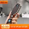 BAES5 New 2025 NEW Metal Car Key Case Cover Shell Fob For BMW i7 X7 G07 LCI iX I20 X1 U11 7 Series G70 G09 XM U06 G81 M3 2023 Protecto