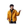 Anta Lifestyle Series Solid Color Letter Print Loose Stand Collar Sports Jacket Men Jacket Orange 952218650-1