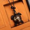 Marca de Moda Europea y Americana Tortuga Tortuga Colgante para Hombre Animal Retro Tortuga Collar