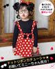 GOKEI Red and White Polka Dot Princess Dress for Halloween Polka Baby Princess Photo Amusement Long Short Size 120cm Girls, Costume, Kids' Costume,