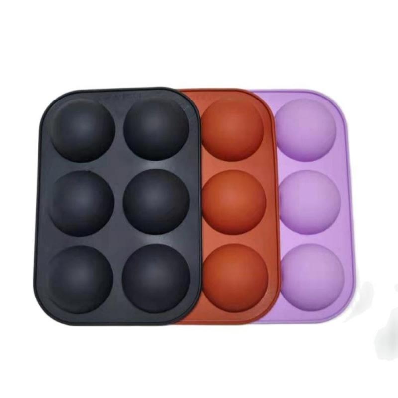 Halbkugel-Silikonform zum Backen, 3D-Backformen, Schokoladen-Halbkugel-Kugelform, Cupcake-Pfanne, Kuchen, DIY, Muffin-Küchenwerkzeug