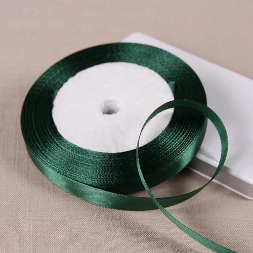 10mm Satin Ribbons DIY Wedding Birthday Party Artificial Silk Roses Crafts Supplies Sewing Acces Scrapbooking Material 25Yards