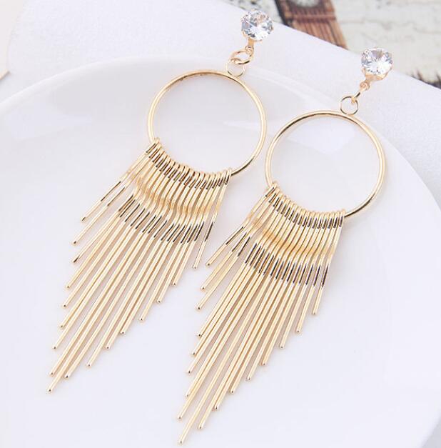 2022 Fashion Jewelry Personalized Exaggerated Hoop Earring Oversized Custom Statement Design Oval Memory Geometric Drop Earring