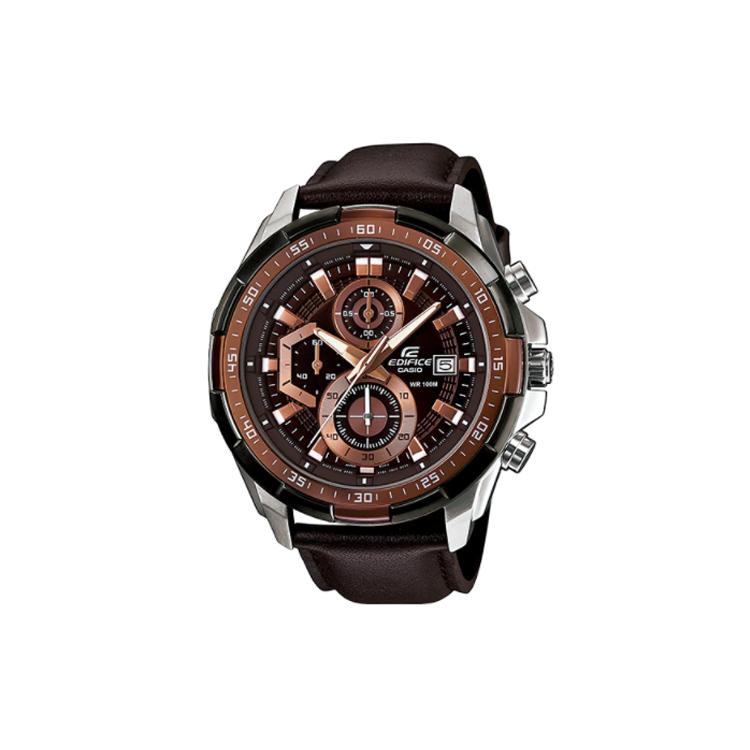 CASIO Men EDIFICE Black Watch EFR-539L-5AV EFR-539L-5AV Brown