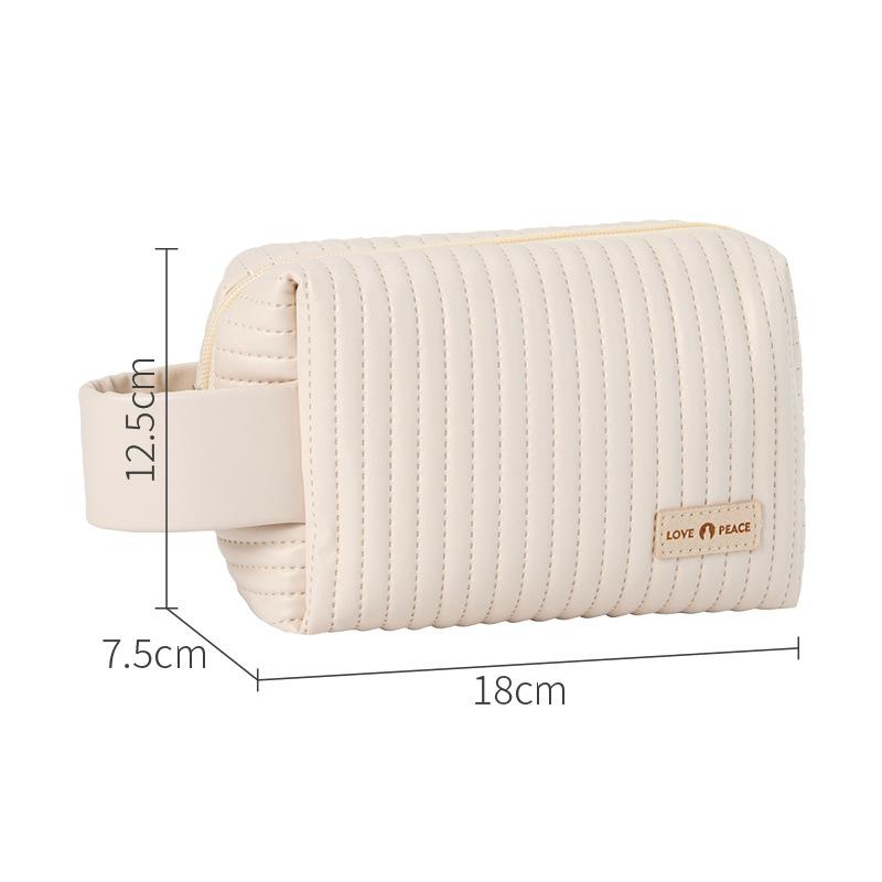Carino Piccolo Beauty Case Portatile Borsa Cosmetica da Viaggio Pochette per Trucco Impermeabile Borse da Toilette per Accessori di Bellezza Regalo per Donne