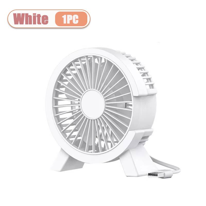 1/2/4PCS Quiet Desktop Fan for Students High Velocity Small Table Fan with USB Powered for Dormitory Bedroom Office Cooling