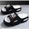Men Thick Sole Summer Men Slippers Beach Slides Bathroom Anti Slip Slipper Soft Sandals Simplicity Ultra Light Letter Shoes