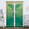 Shades Z-zalda Blackout Curtain for Room 2 Panel Partition Curtains Child Room Tulle for Bedroom Halloween Decoration Living