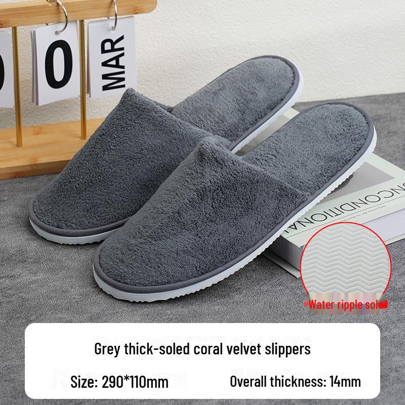 Luxury Non-Slip Disposable Slippers for Home and Hospitality Use