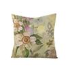New Retro Flower Pillow Cover Polyester Home Pillow Living Room Sofa Cushion Cushion