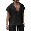 Men'S Loose Sleeveless Vest Large V-Neck Sports T-Shirt Top
