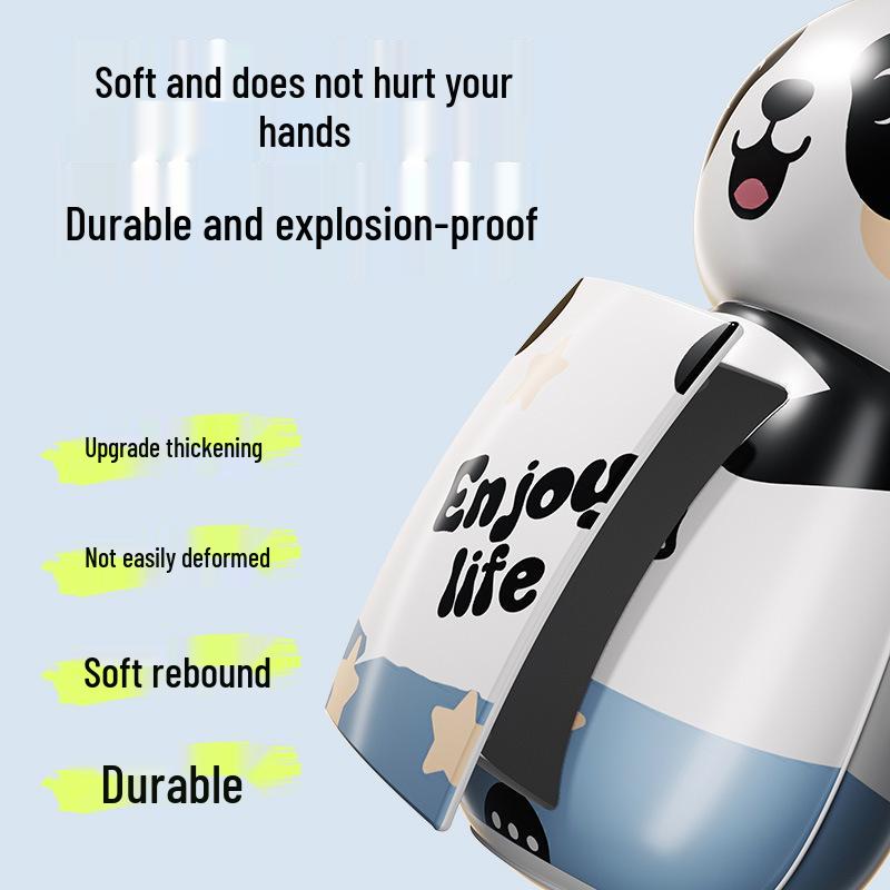 Inflatable Cartoon Animal Kids' Boxing Tumbler for Venting and Stress Relief