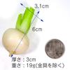 Food Sample Keychain Edible Turnip 331K [Coconut Accessories] -