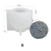 DIY Aromatherapy Candle Candle Silicone Mold Earth Moon Shape Plaster Earth Handmade Grinder Candle Molds