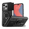 KEYSION Shockproof Armor Case for HONOR 400 Lite 5G Slide Camera Lens Protection Ring Phone Cover for Huawei Honor 400 Lite 5G
