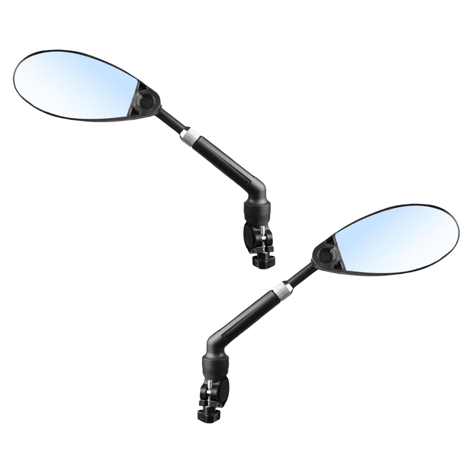 

2Pcs Extendable Wide Angles Cycling Handlebars Safety Rearview Spots Mirror 360 Rotating Bike Rearview Mirror Enduring 1