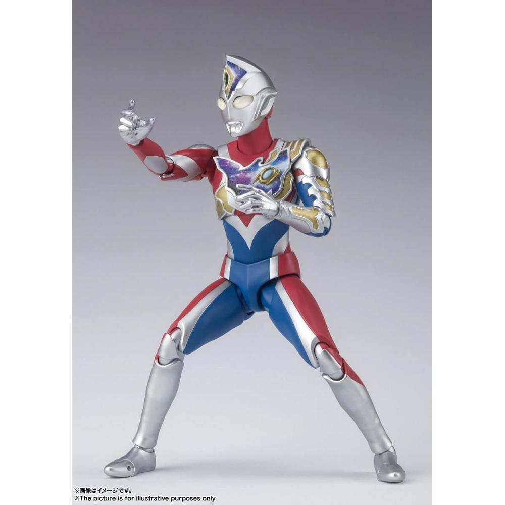 SHFiguarts Ultraman Decker Flash Typ Ca.. 150 mm bewegliche Figur aus ABS und PVC, bemalt