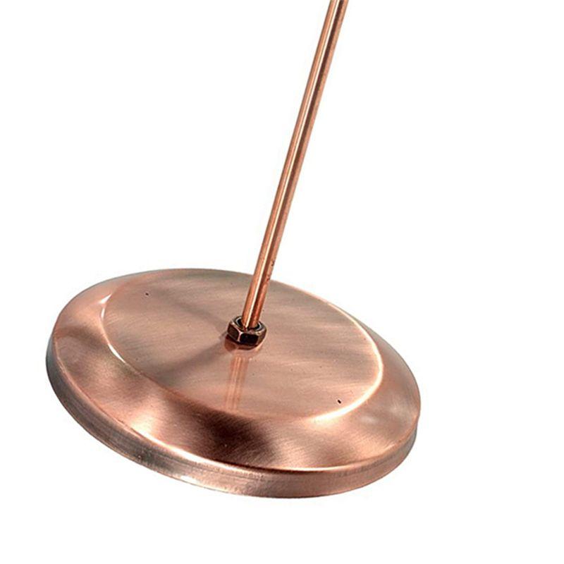 M-Modern-13.3 Inch Black Metal Rotating Jewelry Stand Organizer For Necklaces And Bracelets