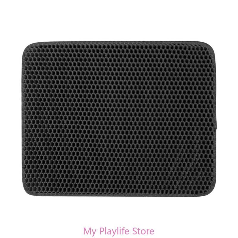 Katzenstreumatte, wasserdicht, weniger Abfall, leicht zu reinigen, Streukontrolle, Katzenstreuunterlage, Teppichmatte für Katzentoiletten