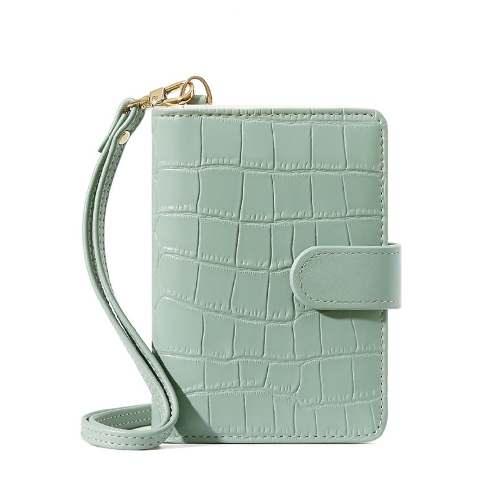 

Чехол для паспорта для подвешивания на шею с милым [songhe] держателем для карт, женский, (зеленый) зелёный