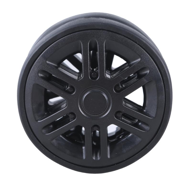 8 st Bagage Ersättningshjul 60mm Dubbla Bagagehjul Gummi Resväskehjul Reparationskit Enkel Installation