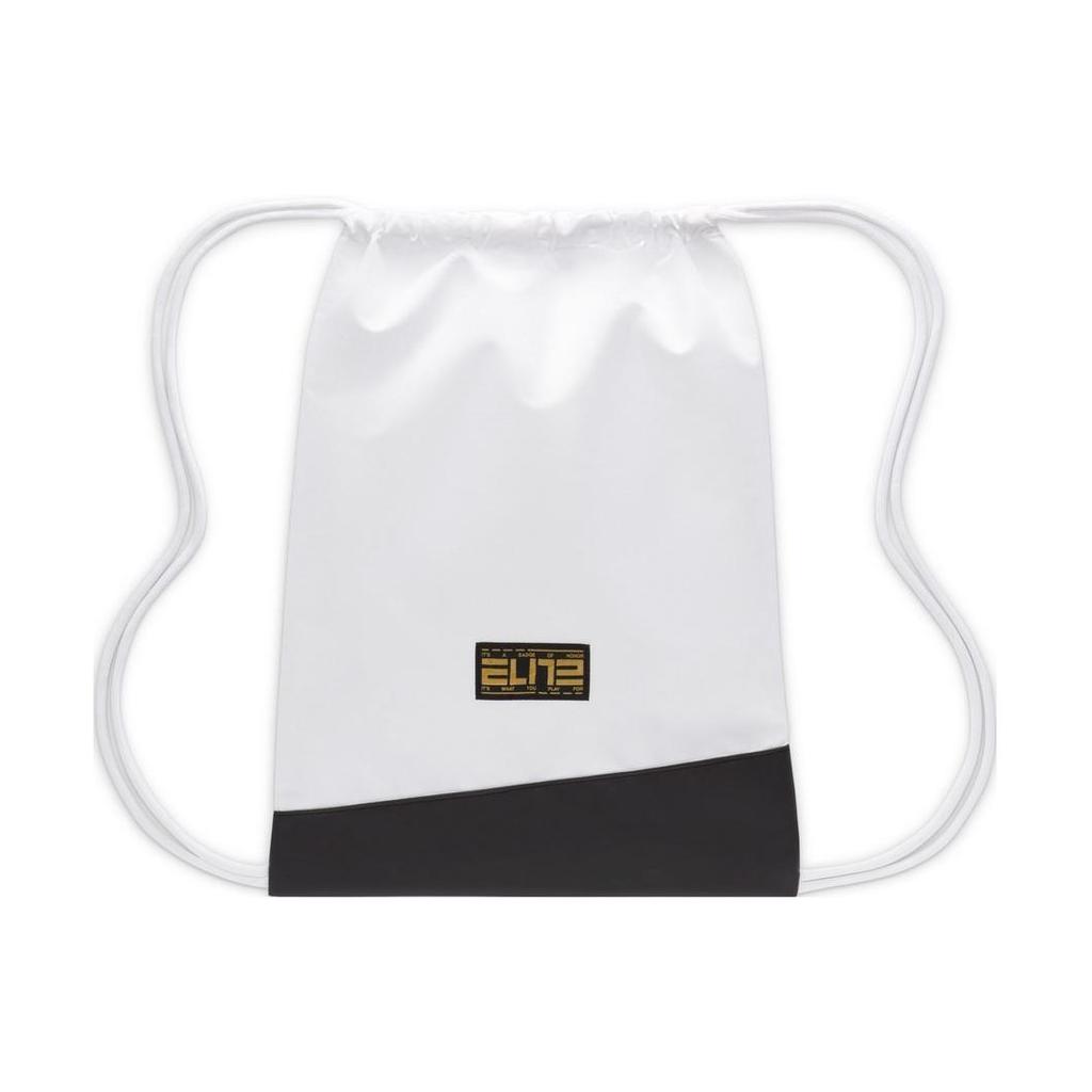 Nike Hoops Elite 17L Drawstring Bag Backpack White DX9790-100