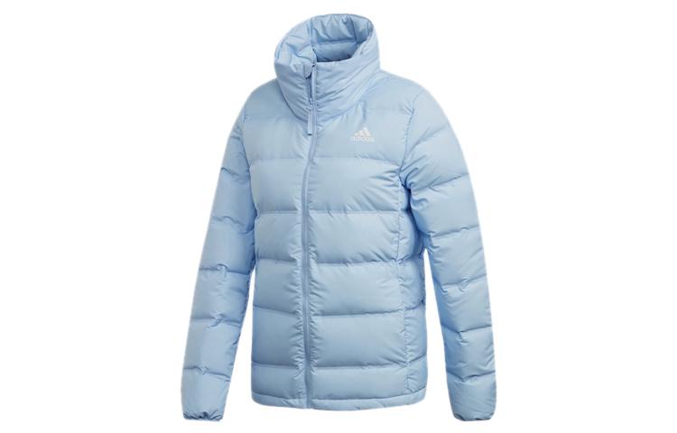 Adidas Down Jacket Winter Women s Glossy Finish Blue DZ1503 S