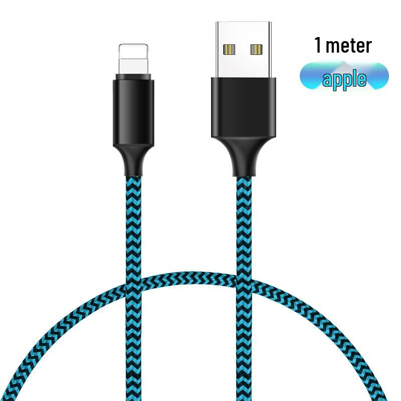 6A High-Speed Braided Nylon 2M Charging Cable for Apple, Android, Huawei, Honor - Type-C
