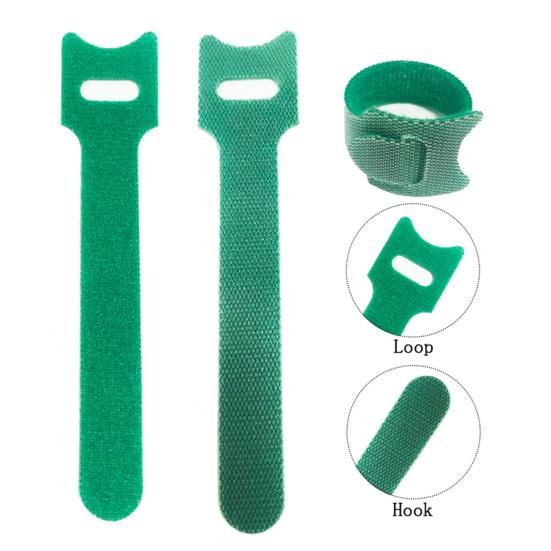 100 Stück Verstellbare Pflanzenbinder Weihnachts-Kranz Aufhängeschlaufen Nylon Gartenkabelbinder Weihnachtsbaum Geländerbinder Treppe Tür Geländer Dekoration